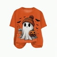 thumbnail image 4 of Towmus Womens Funny Short Sleeve Crew Neck Halloween Clothes Fall T-Shirts Graphic Tee Tops, 4 of 4