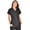 Black, variant on Women's 4-Way Stretch V-Neck 3 Pocket Scrub Top