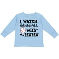 thumbnail image 3 of Inktastic I Watch Baseball with My Pawpaw Boys Long Sleeve Toddler T-Shirt, 3 of 5