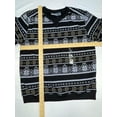 thumbnail image 2 of MSRP $18 Karen Scott Fair Isle Fun Fleece Sweatshirt Black Size Petite Medium, 2 of 3
