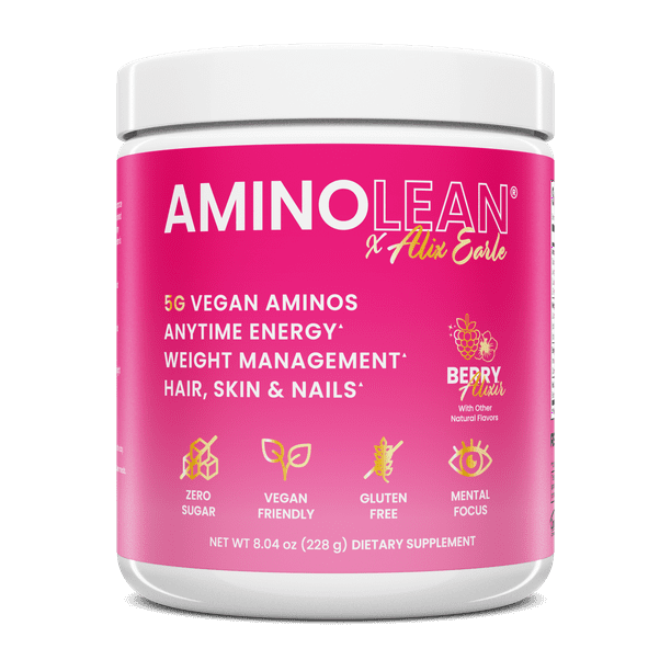 RSP Nutrition AminoLean Pre Workout Powder with BCAAs, Amino Energy for Lean Muscle, Alix Earle