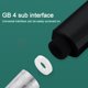 thumbnail image 4 of Teissuly Clearance Shower Head - High-Pressure Handheld Showerhead With Carbon Filter - Hard Water Softener Filtered Shower Head, Black High Pressure 5 Spray Modes Handheld Show(Black, Free Size) Teissuly WER2023081600378, 4 of 6