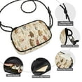thumbnail image 3 of FORMRS Mini Crossbody Bag for Women Adjustable Rope Shoulder Casual Phone Purse, Musical Animals Pattern, 3 of 7