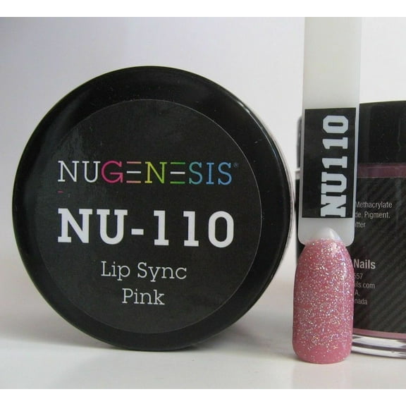 NUGENESIS Nail Color Dip Dipping Powder 1.5oz/jar - NU110 Lip Sync Pink