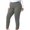 Z Gray, variant on Stamzod Capri Leggings with Pockets for Women Tummy Control Summer Workout Plus Size Capris Solid Color High Waisted Yoga Cropped Pants for Women Gray XXL