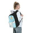 thumbnail image 6 of Lsque Sanrio Pattern Adult Backpack – Durable & Lightweight PU Canvas Storage Bag , 15” Laptop Compartment, and Multiple Pockets, 6 of 7
