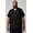 Black, variant on Men's Max Scrub Top - MotionTech Fabric, 4-Way Stretch, Wrinkle-Resist, Anti-Shrink, Breathable, Short Sleeve (Sizes Vary)