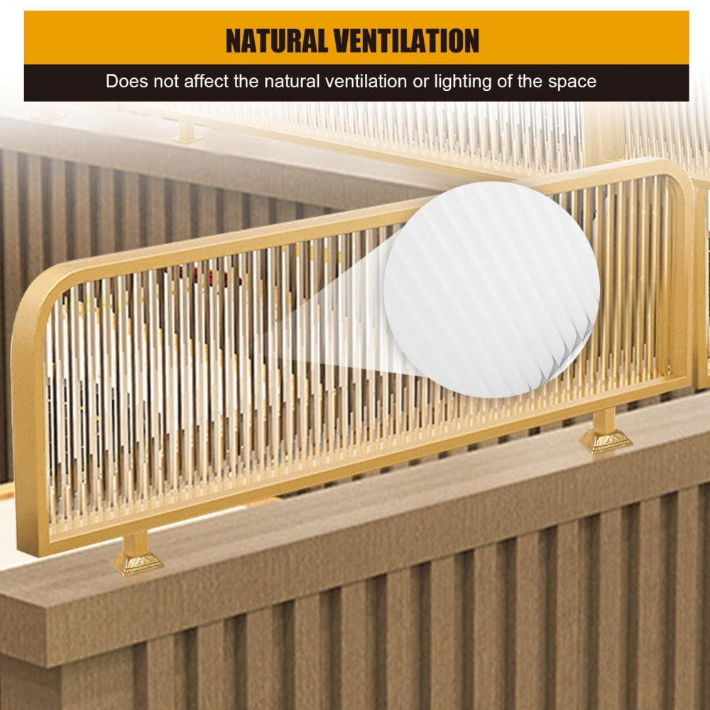 Restaurant Decorative Partitions, 39.4x11.8in Commercial Dining Area Dividers(B)