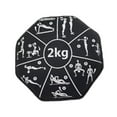 thumbnail image 3 of Bolsa de arena con mancuernas blandas de 2 kg para fitness, gimnasio en casa, entrenamiento de fuerza y ​​yoga. Negro, 3 of 8