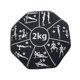 thumbnail image 3 of Bolsa de arena con mancuernas suaves para hombres y mujeres, equipo de ejercicio, bolsa de arena para gimnasio en casa Negro, 3 of 9