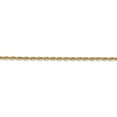 thumbnail image 3 of Real 14kt Yellow Gold 1.85mm Diamond Cut Quadruple Rope Chain; 14 inch; Lobster Clasp; for Adults and Teens; for Women and Men, 3 of 5