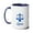 Blue, variant on Libra Justice Zodiac Sign October Birthday Teacup Hot Coffee Mug 15oz