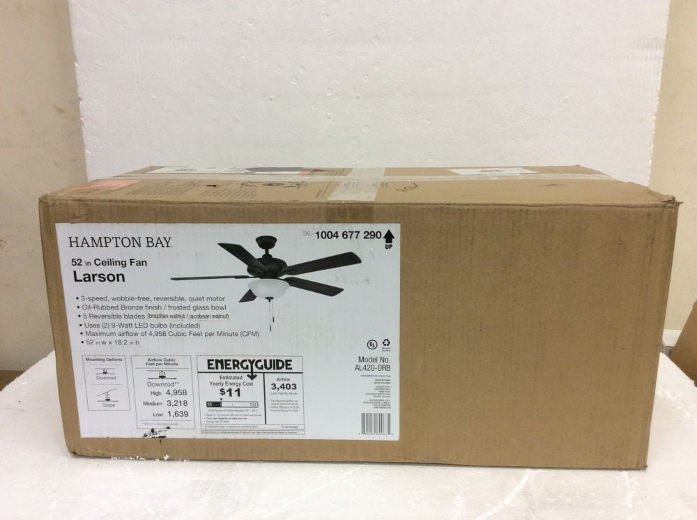 LED Oil Rubbed Bronze Ceiling Fan 
