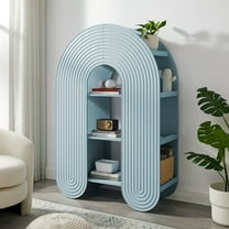 Modway Daydream 58" Arched Bookshelf in Light Blue by Modway