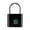 Black, variant on Meitianfacai Fingerprint Padlock, Smart Keyless Lock,Locker Lock, Biometric Metal Keyless Thumbprint Lock,, USB Rechargeable,For Locker, Backpack, Suitcase