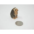 thumbnail image 2 of PURELY- Hedgehog Figurine Statue Garden Decoration Miniature Wood Forest Art Carve Small, 2 of 6