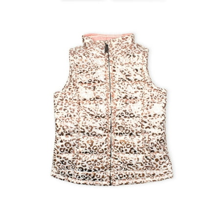 p.s.09 from aeropostale Metallic Print Puffer Vest (Little Girls & Big Girls)