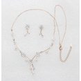 thumbnail image 2 of Gorgeous Rhinestone Crystal Floral Necklace Earrings Set[o3874], 2 of 5