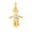 D, variant on 11.8" Pink Fox Hanging Baby Stroller Toy with Rattle, Infant Crib Sensory Wind Chime Plush, 1 Pc