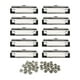 thumbnail image 3 of 10 sujetadores de papel metálicos para documentos, clips de oficina resistentes, 3 of 9