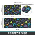 thumbnail image 7 of DarkBlue Dinosaurs Words Pattern Kitchen Rugs Sets Of 2,Anti Fatigue Kitchen Mat Rugs Non Slip Washable,Decorative Kitchen Floor Mats for Kitchen,Sink,Laundry,17"x30"+17"x47", 7 of 7