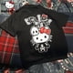 thumbnail image 2 of Camiseta gótica de Halloween de Hello Kitty de Sanrio, camisetas góticas Y2k para mujer, camisetas de esqueleto de hip-hop, ropa holgada de moda para estudiantes de gran tamaño, 2 of 6