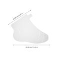 thumbnail image 4 of 100PCS Plastic Foot Covers for Feet Clear Disposable Wax Bath Liners for Foot Moisturizing Disposable Socks Foot Bags, 4 of 9