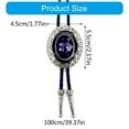 thumbnail image 5 of Western Bolo Tie PU Rope Bolo Tie Cowboy Costume Shirt Necktie, 5 of 21
