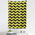 thumbnail image 1 of Yellow Chevron Tapestry, Black and Yellow Chevron Pattern Danger Hazard Warning Sign Stripes Zigzag, Fabric Wall Hanging Decor for Bedroom Living Room Dorm, 5 Sizes, Black Yellow, by Ambesonne, 1 of 1