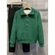 thumbnail image 2 of Cárdigan negro Polo Hombre Ropa Negocios Suéteres de punto para hombres Verde Estética Meme Lana Gruesa Invierno Prendas de punto Moda Venta Antiguo, 2 of 5