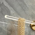 thumbnail image 7 of Gold Silver Bath Towel Bar Roll Tissue Paper Holder Rack for Bathroom Storage Shelf Hanger Toilet Toiletries Kitchen Accessories (Gold 40cm), 7 of 7