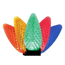 Holiday Bright Lights 9107047 LED PS C9 Multi Color Christmas Light Bulbs - 25 Count