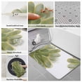 thumbnail image 6 of Sage Green Gold Bath Mat 3 Piece Bathroom Rug Set, Aesthetics Flower Boho Watercolor Art Non Slip Bath Rug Contour Mat and Toilet Lid Cover, Absorbent Shower Mats Soft Bath Rugs and Mats Sets, 6 of 8