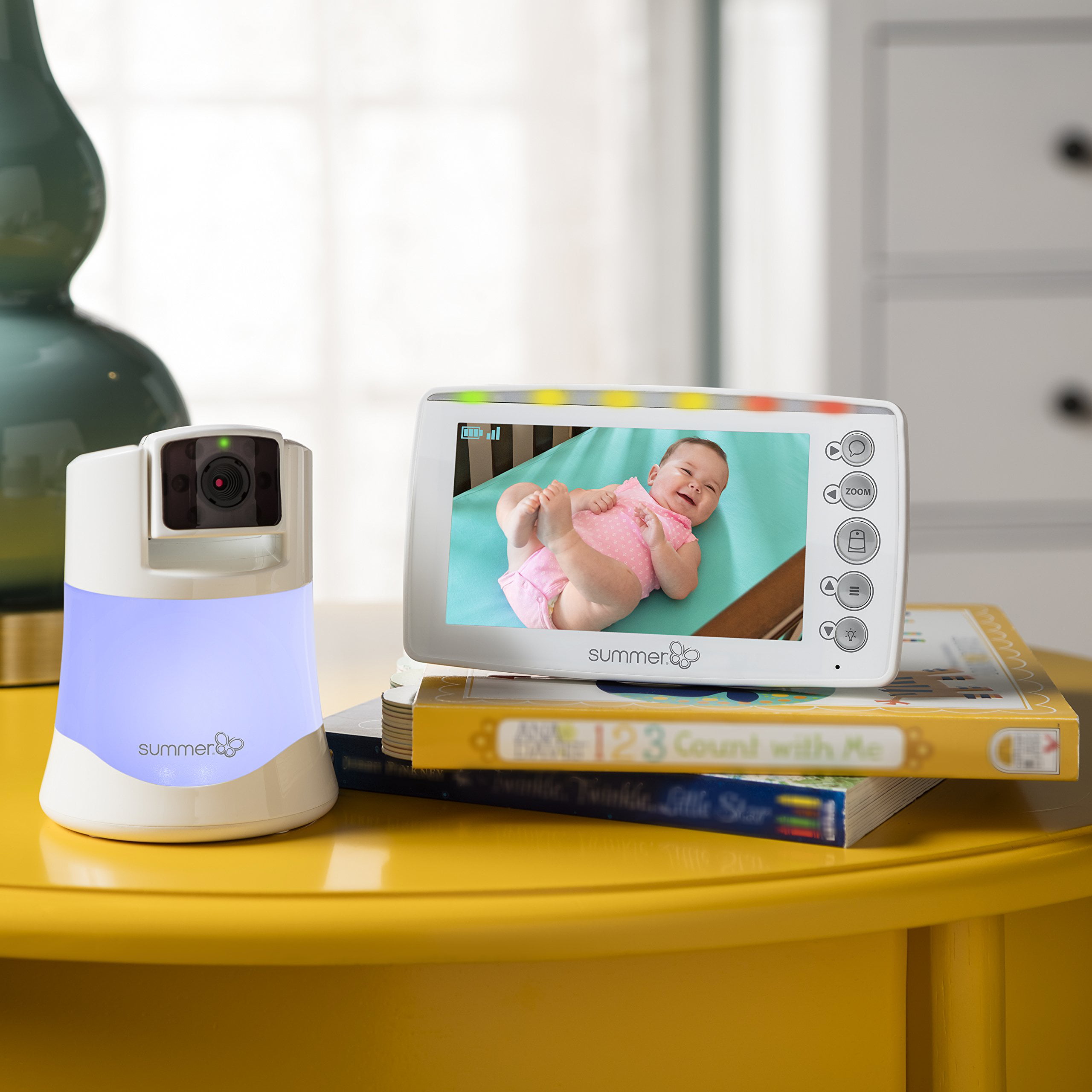 Summer Infant Panorama Video Baby Monitor with 5-inch Screen Remote Steering Walmart.com