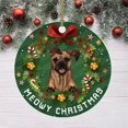 thumbnail image 1 of Xihbxyly Colgante Navideño de Perro, Divertido Adorno para Árbol de Navidad, Impresión Por Sublimación de Alta Temperatura, Decoración Navideña para Árbol, Ventana o Puerta, Regalo Festivo, 8 Cm de D, 1 of 2