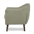 thumbnail image 3 of Homelegance Lucille Fabric Chaise de Baril de Pub Rembourrée, Beige, 3 of 6