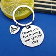 thumbnail image 2 of Wedding Party Appreciation Gift Keyring Wedding Officiant Thank You Keychain Wedding Planner Reverend Preacher Thank You Gift Appreciation Keyring for Bridesmaid Best Man Wedding Guests Gifts, 2 of 4