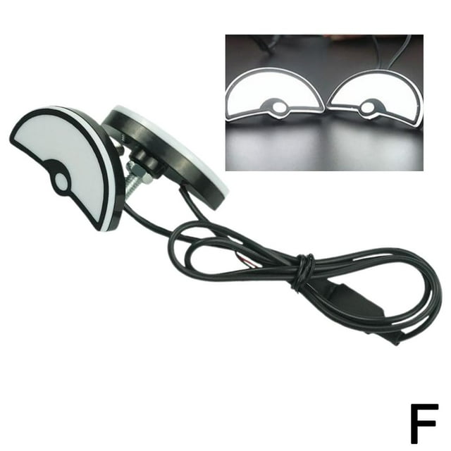Fgbetcv Universal Motorcycle LED Demon Eye Light, Devil Eye Demon Evil Eyes Headlight,12v LED Devil Eye Motorcycle Headlight for Any Motorcycle Model Powersports Headlight