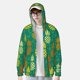 thumbnail image 2 of Balery Pineapples1 Sudadera ligera de manga larga con capucha y protección solar UPF 50+ para hombre y mujer, ideal para pesca y running-Medium, 2 of 7
