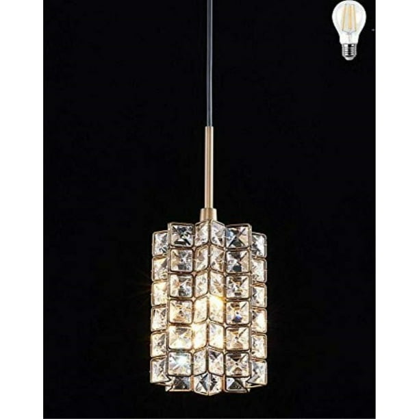Smart Lighting Shupregu 1 Light Pendant Crystal Mini Fixtures Oil Rubbed Bronze Lampfor Bedroom Kitchen Island Com Smart Lighting Shupregu 1 Light Pendant, Oil Rubbed Bronze Pendant Lights For Kitchen Island