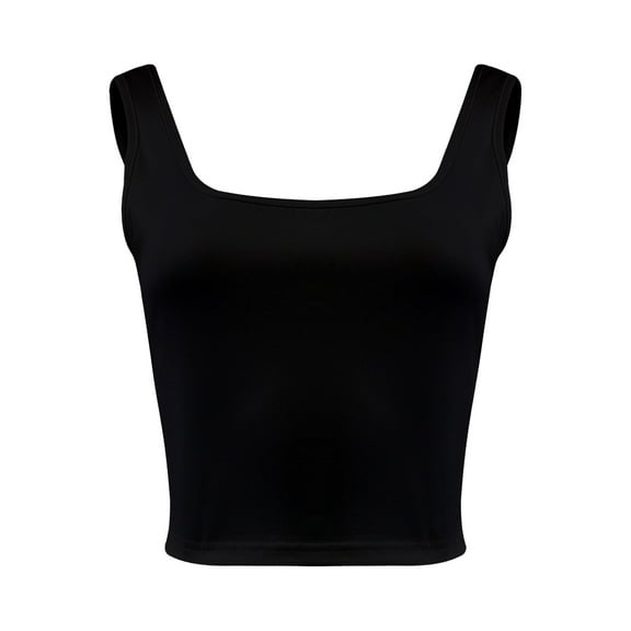 Crop Tops for Women Basic Workout Tank Tops Woman Sleeveless Shirt Going Out Top