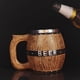 thumbnail image 2 of Wdftyju Barril de madera Copa de cerveza Jarra de gran capacidad Bar Tazas de cóctel de gran capacidad Wdftyju 5xh6cr7ke6pr9xc9, 2 of 9
