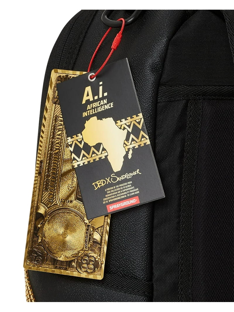 SPRAYGROUND A.I.8 AFRICAN INTELLIGENCE GUILDED LEOPARD
