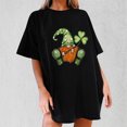 thumbnail image 2 of QIPOPIQ T-Shirts à Manches Courtes pour Femmes Col Rond T-Shirts de la Saint-Patrick T-Shirts Vert Trèfle Tunique T-Shirt St Patricks Day Hauts Surdimensionnés T-Shirts de Vacances T-Shirts Graphiques Offres, 2 of 5