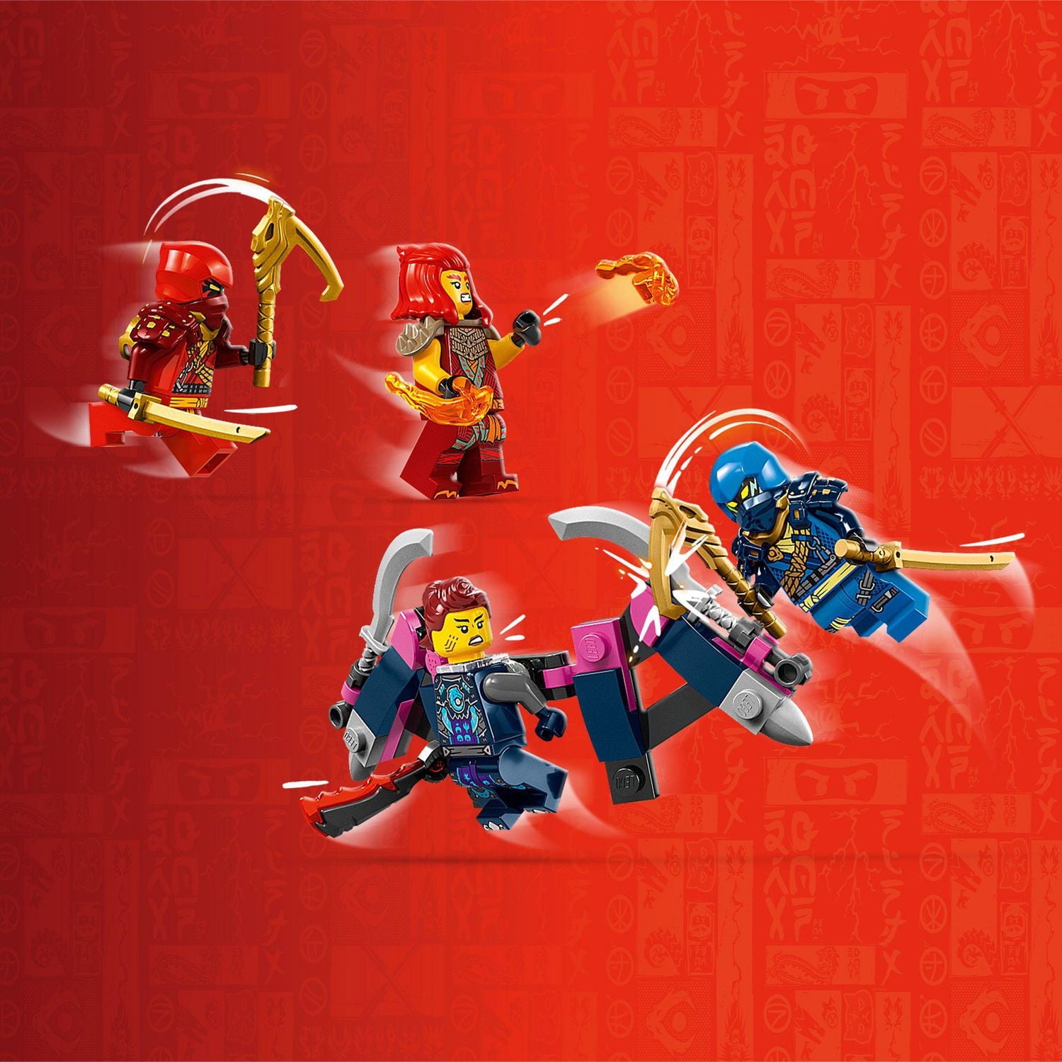 LEGO NINJAGO Kai’s Ninja Climber Mech Adventure Toy Set, Buildable Figure with 4 Ninja Action Figures for Independent Play, Ninja Gift for Kids, Boys and Girls Ages 9 Years Old and Up, 71812