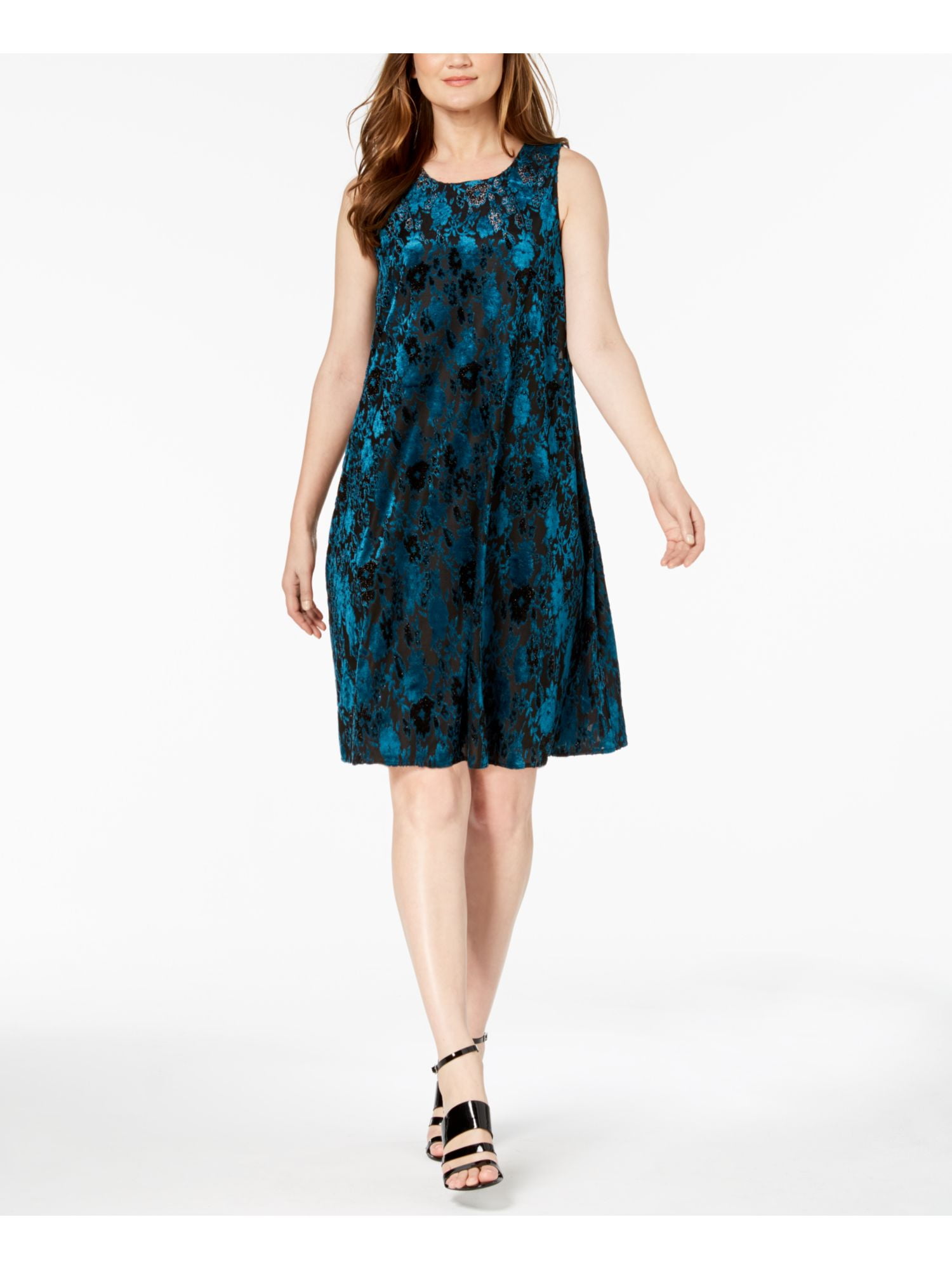 CALVIN KLEIN $134 Womens Blue Burnout 