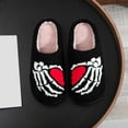 thumbnail image 2 of Gaexia Women's Halloween Themed Cozy Slippers Unisex Comfortable Indoor Outdoor Casual Flat Slides For Couples And Family, 2 of 7