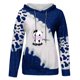 thumbnail image 4 of ICHUANYI Liquidación Moda Mujer Manga Larga Patchwork Impreso Señoras Sudadera con Capucha Tops ICHUANYI WER202308256748, 4 of 4