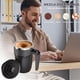 thumbnail image 4 of Taza Inteligente de Café con Agitación Magnética 7000 RPM | Acero Inoxidable 316, Pantalla Térmica y 400ml | Recargable, Impermeable - Color Negro (Oficina/Viaje/Hogar), 4 of 7