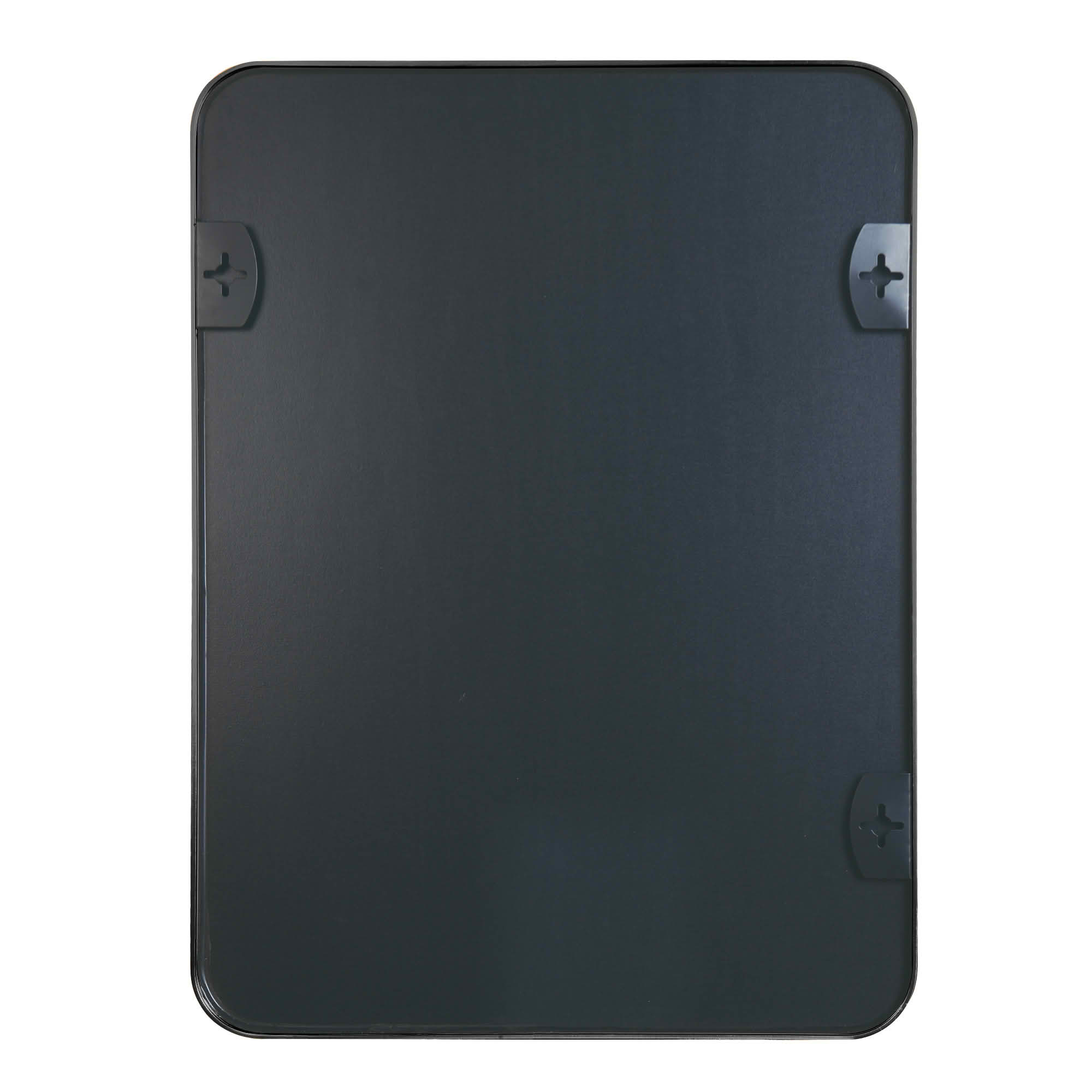 MAYEERTY 24x36 Inch Black Metal Framed Rectangular Bathroom Wall Mirror, for Large Bathroom Space